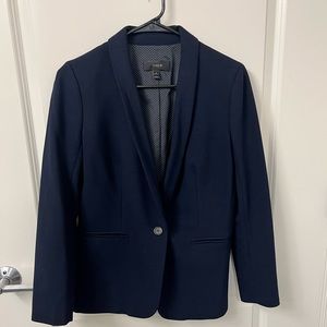 Navy J Crew Blazer Size 4